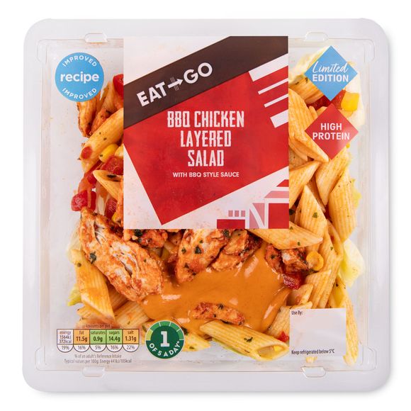 Eat & Go BBQ Chicken Layered Salad 355g